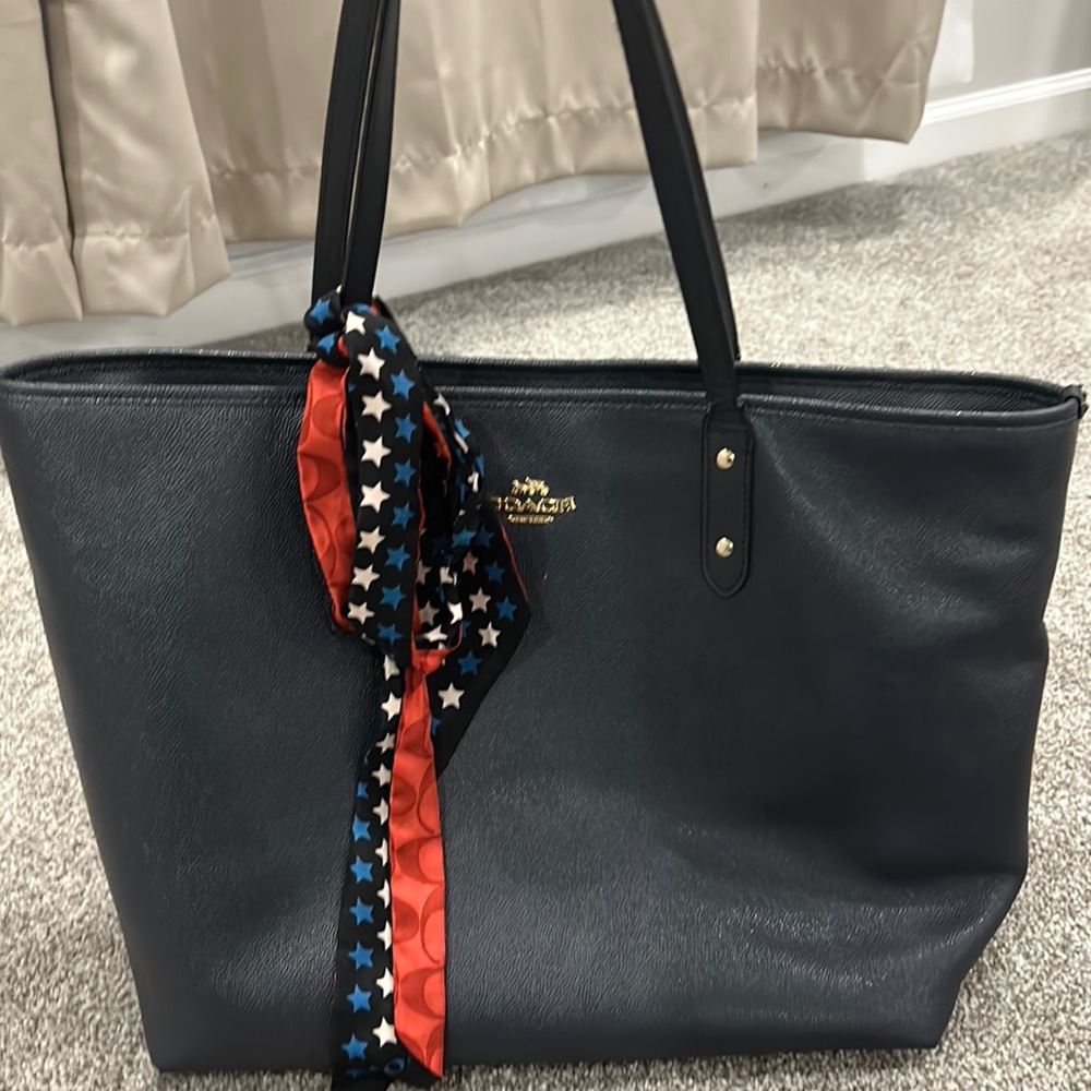 Coach Leather Tote Bag
